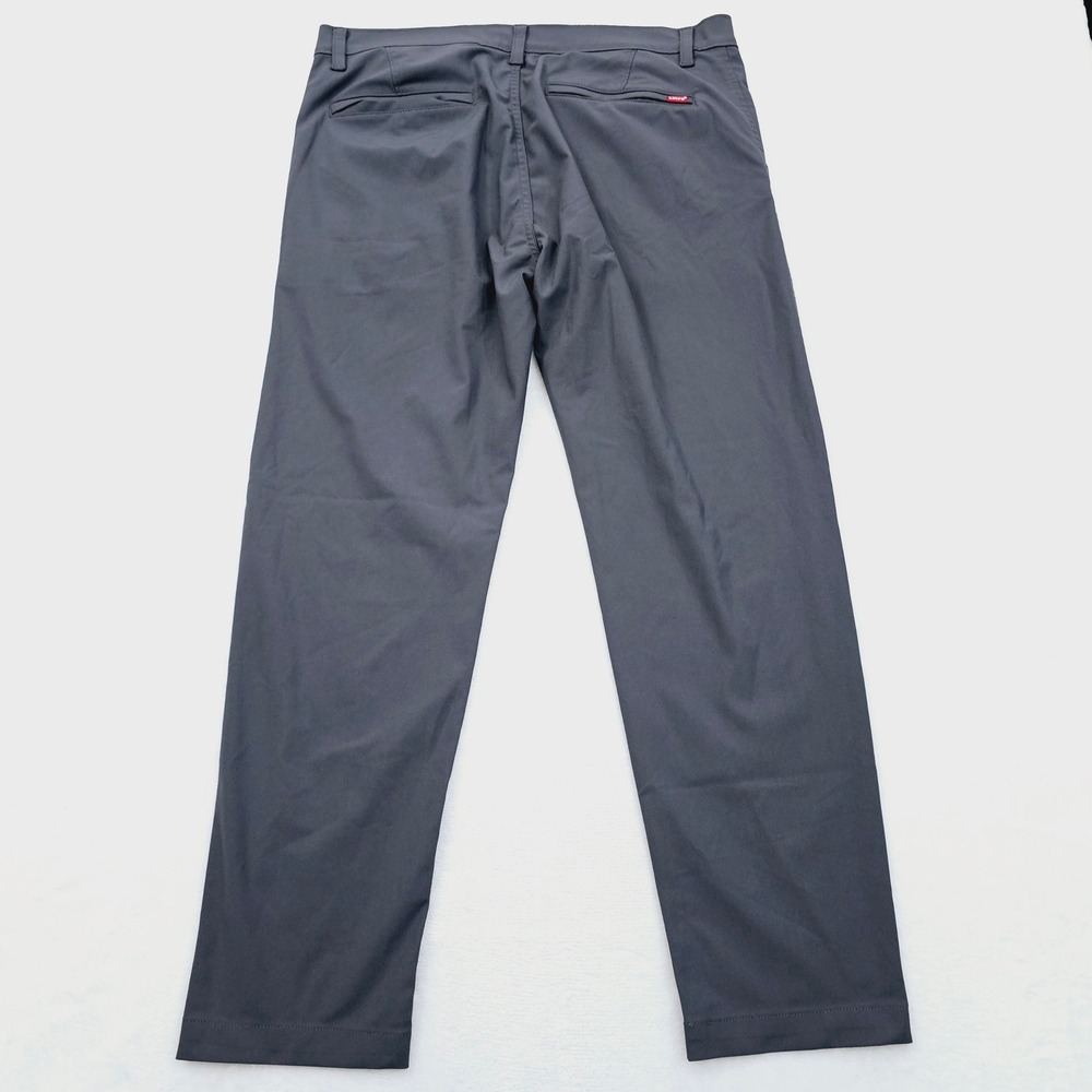 Levi Strauss XX Chino Pants Mens 36x29 Grey Tapered Engineered Techwear Modern - Picture 3 of 10